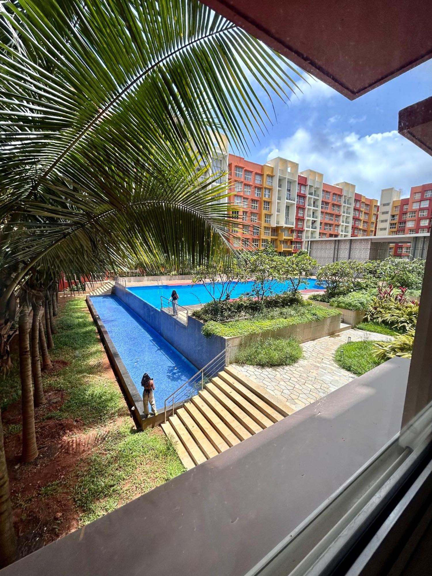 Pool And Garden View Good Stay Premium 2 Bhk Flat 104 Dabolim Eksteriør bilde