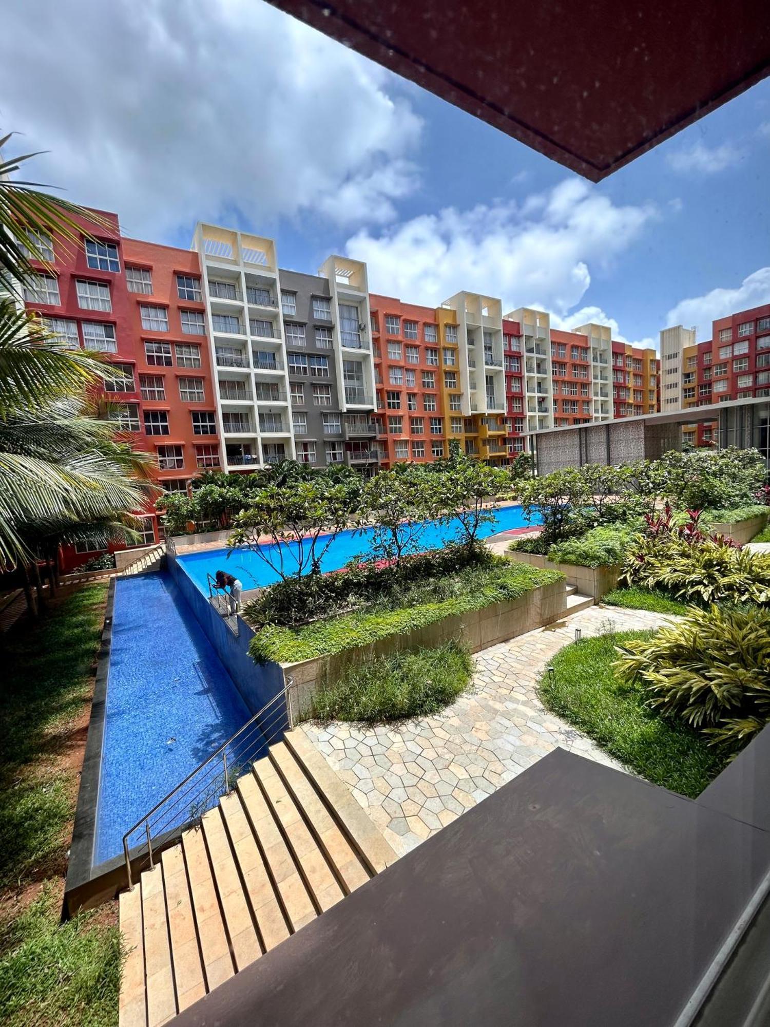 Pool And Garden View Good Stay Premium 2 Bhk Flat 104 Dabolim Eksteriør bilde